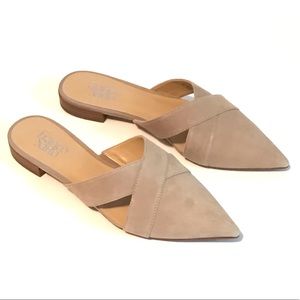 Franco Sarto Low Heel Pointed Toe Mules